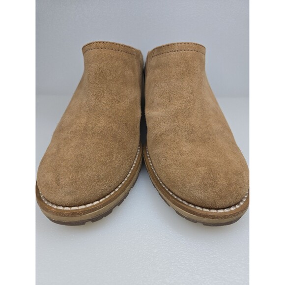 L.L. Bean Deerfield Tan Suede Mule Slip-On Shoes Women's Size 7.5 - Picture 11 of 12